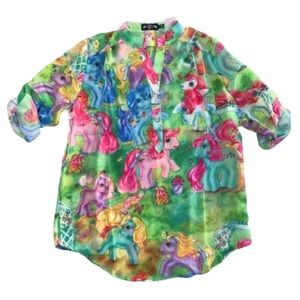 Iron Fist My Little Pony Blouse Top s/o Dolls Kill